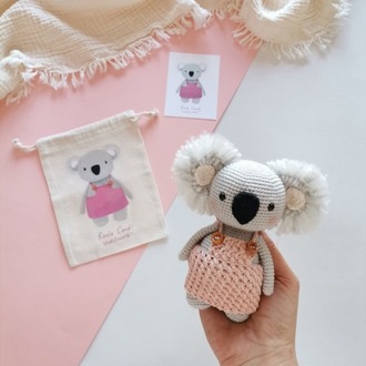 Amigurumi Kız Koala Candy Oyuncak
