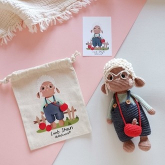 Amigurumi Kuzu Shaun Oyuncak Seti