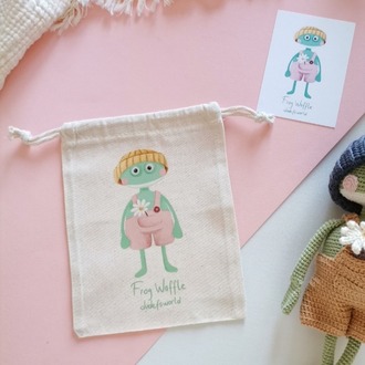 Amigurumi Kurbağa Waffle Oyuncak