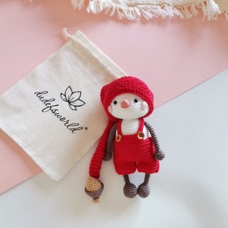 Amigurumi Kardan Adam Piti Oyuncak