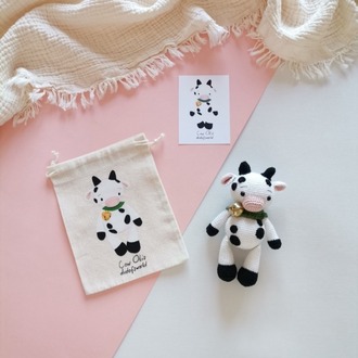 Amigurumi İnek Otis Oyuncak 
