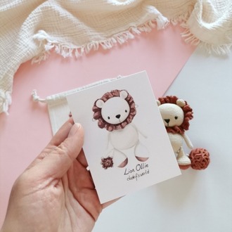 Amigurumi Aslan Ollie Oyuncak 