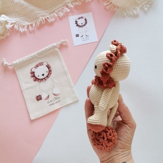 Amigurumi Aslan Ollie Oyuncak 
