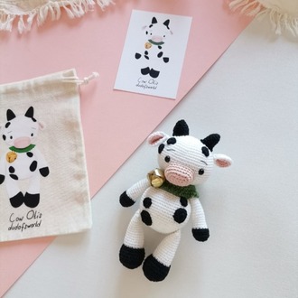 Amigurumi İnek Otis Oyuncak 