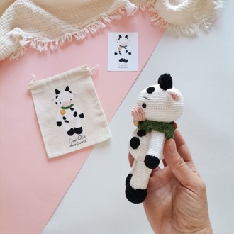 Amigurumi İnek Otis Oyuncak 