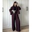 Bordo blazer takım
