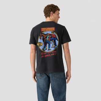 Levis T-Shirt Siyah (Orjinal) (Sırt Detay)