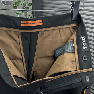 Zegna Orjinal Etiketli Kumaş Pantolon Siyah