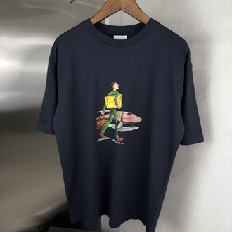 Drole De Monsieur Orjinal Etiketli T-Shirt Lacivert