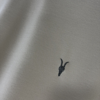 AllSaints Orjinal Etiketli T-Shirt Açık Bej (Modal Pike)