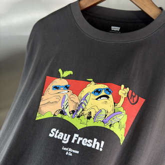 Levis T-Shirt Koyu Füme (Orjinal)