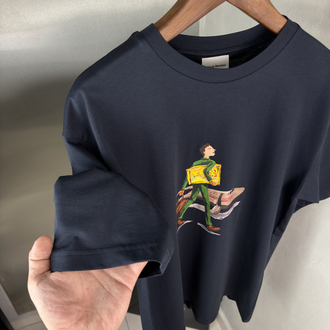 Drole De Monsieur Orjinal Etiketli T-Shirt Lacivert