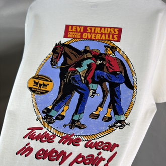 Levis T-Shirt Ekru Beyaz (Orjinal) (Sırt Detay)