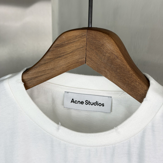 Acne Studios Orjinal Etiketli T-Shirt Beyaz (Oversize)