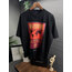 LV Orjinal Etiketli T-Shirt Siyah (Sırt Detay)