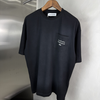 Acne Studios Orjinal Etiketli T-Shirt Siyah (Oversize)