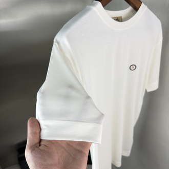 HRMS Orjinal Etiketli T-Shirt Beyaz (Modal)