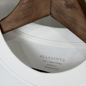 Allsaints Oversize T-Shirt Beyaz (Orjinal)