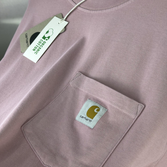 Carhartt Oversize Yıkamalı T-Shirt Pembe (Orjinal)