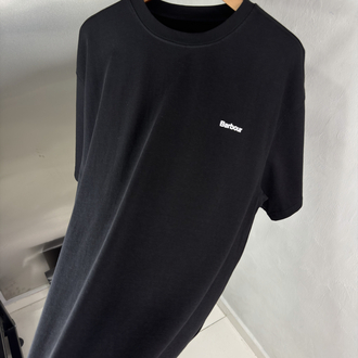 Barbour T-Shirt Siyah Oversize (Orjinal)
