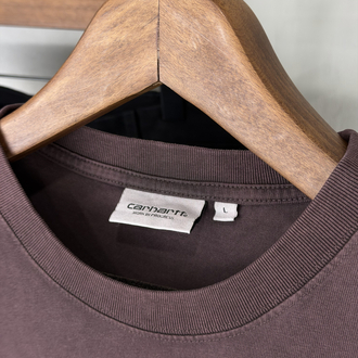 Carhartt T-Shirt Bordo Yıkamalı (Orjinal)