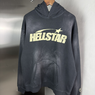 Hellstar Orjinal Etiketli Kapüşonlu Sweatshirt (Yıkamalı)