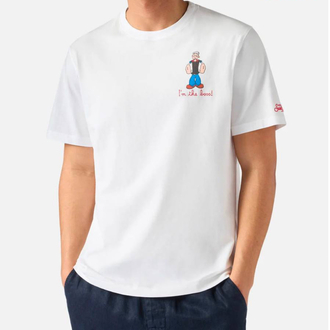 MC2 Saint Barth Orjinal Etiketli T-Shirt Beyaz