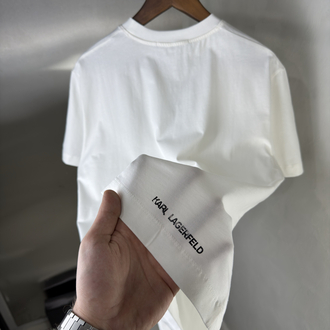 Karl Lagerfeld Orjinal Etiketli T-Shirt Beyaz