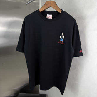 MC2 Saint Barth Orjinal Etiketli T-Shirt Siyah