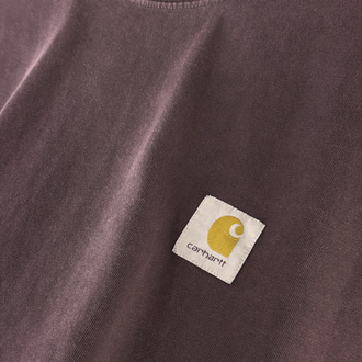 Carhartt T-Shirt Bordo Yıkamalı (Orjinal)