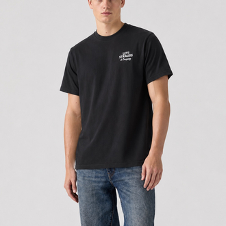 Levis T-Shirt Siyah (Orjinal) (Sırt Detay)