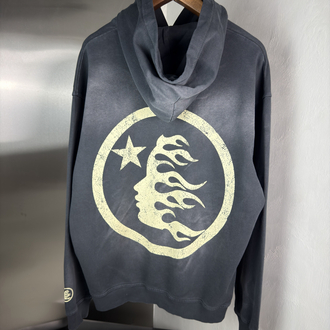 Hellstar Orjinal Etiketli Kapüşonlu Sweatshirt (Yıkamalı)