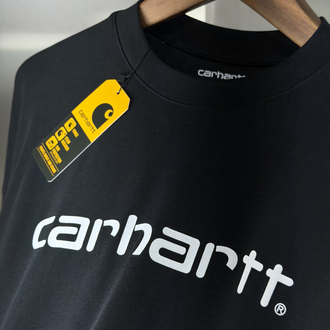 Carhartt Orjinal Etiketli T-Shirt Siyah (Oversize) 