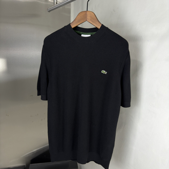 L Orjinal Etiketli T-Shirt Siyah (Triko)