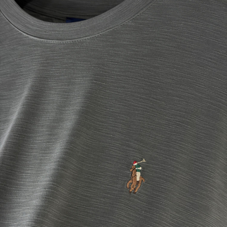 RL Orjinal Etiketli T-Shirt Haki (Flamlı Modal)
