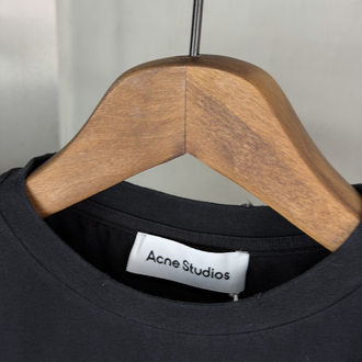 Acne Studios Orjinal Etiketli T-Shirt Siyah (Oversize)