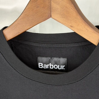 Barbour T-Shirt Siyah Oversize (Orjinal)