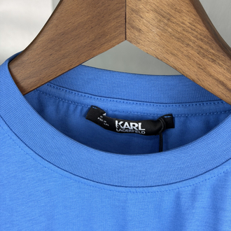 Karl Lagerfeld Orjinal Etiketli T-Shirt Mavi