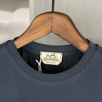 HRMS Orjinal Etiketli T-Shirt Koyu Antrasit (Modal)