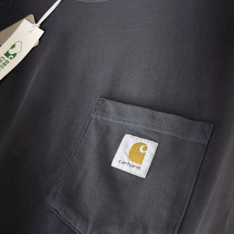 Carhartt Oversize Yıkamalı T-Shirt Siyah (Orjinal)