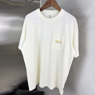 Levis T-Shirt Ekru Beyaz (Orjinal) (Sırt Detay)