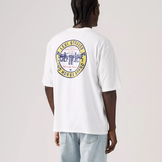 Levis T-Shirt Ekru Beyaz (Orjinal) (Sırt Detay)