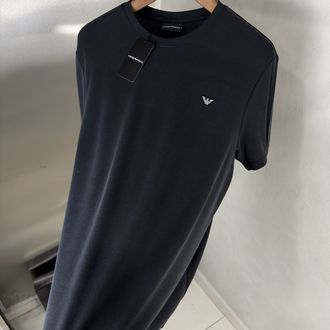 EA Orjinal Etiketli T-Shirt Pastel Siyah (Modal Pike)