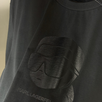 Karl Lagerfeld Orjinal Etiketli T-Shirt Siyah