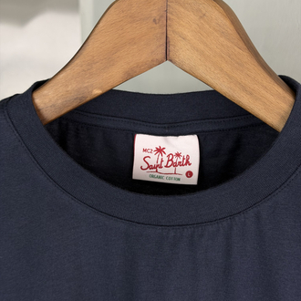 MC2 Saint Barth Orjinal Etiketli T-Shirt Lacivert