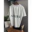 Amiri Orjinal Etiketli T-Shirt Beyaz (Sırt Detay)