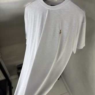 RL Orjinal Etiketli T-Shirt Gri (Flamlı Modal)