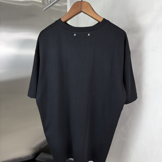 Golden Goose Orjinal Etiketli T-Shirt Siyah (Ense Detay)