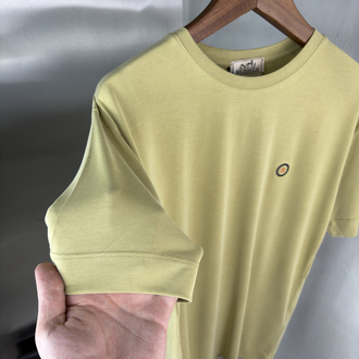 HRMS Orjinal Etiketli T-Shirt Sarı (Modal)