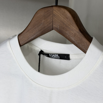 Karl Lagerfeld Orjinal Etiketli T-Shirt Beyaz
